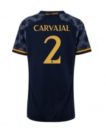 Real Madrid Daniel Carvajal #2 Venkovní Dres pro Dámské 2023-24 Krátký Rukáv